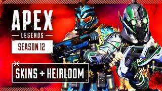 NEW Apex Legends WARRIORS Collection Event Skins amp CRYPTO Heirloom Animations [upl. by Henebry]