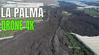 Northwest lava tongue that ran over agricultural area 4K Drone 0211 [upl. by Ninos]