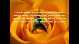 Bobby Horton  The Yellow Rose Of Texas Lyrics [upl. by Harrison]