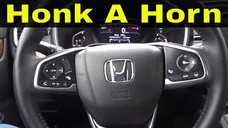 How To Honk A Car Horn In 2 MinutesDriving Lesson [upl. by Yrallih]