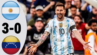 Argentina vs Venezuela 30  Extended Highlight and Goals World cup Qualified 2022 HD [upl. by Hannavahs]