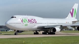 Wamos Air Boeing 747  Manchester Airport  22062019 [upl. by Yelekreb102]