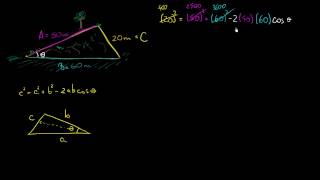 Lei dos cossenos para determinar inclinação [upl. by Forester]
