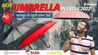 Best Umbrella In India 2022  Review 💥 All Umbrella Types amp Buying Guide 💥 Best Umbrella On Amazon 💥 [upl. by Elrebma419]