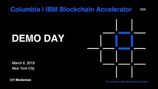 IPwes Demo at the IBM Blockchain Accelerator Program [upl. by Mclain]