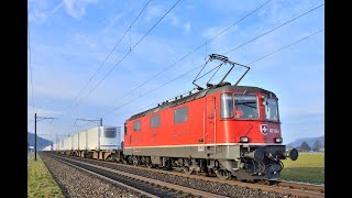 Bahnverkehr Dezember 2022 railCare SBB Interregio Cargo Re 44 BLS railadventure Re 66 [upl. by Nnyltiak177]