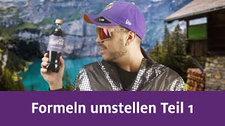 Formeln umstellen und lösen Teil 1 [upl. by Yoccm]