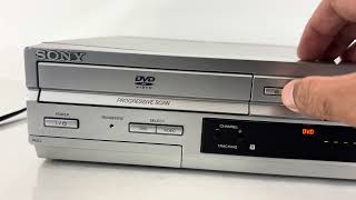 Sony SLVD350P DVDVCR Combo Player VHS Recorder [upl. by Gretal]