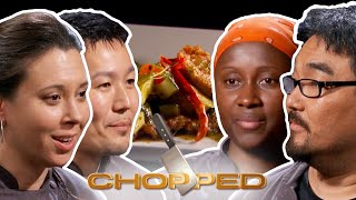 Chopped Gefilte Fish Hen of the Woods Cookie Dough  Full Episode Recap  S7 E9  Food Network [upl. by Queenie]