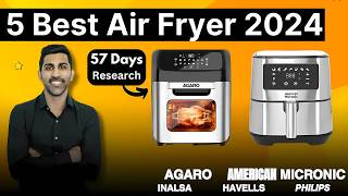 5 Best Air Fryer 2024 ⚡ Best Air Fryer in India ⚡ Best Air Fryer Under 7000 [upl. by Kippar]