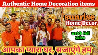 Cheapest Home Decoration amp Home interior Items in Delhi  Sadar Bazar Home Decor items Market [upl. by Arni]