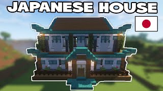 Minecraft How to Build a Japanese House No commentary [upl. by Heins303]