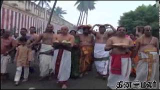 Cloth from Thirupathi to Srirangam Temple  Dinamalar Dec13th 2013 Tamil Video News [upl. by Dnalsor4]