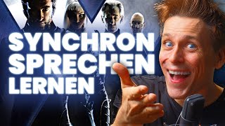 SYNCHRONSPRECHEN LERNEN mit quotXMenquot synchronsprecher fandub xmen wolverine deadpool marvel [upl. by Farl]