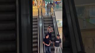 Phone snatching prank😂 prank comedy prankvideo escalatorgirl support publiceprank ytshorts [upl. by Harris]