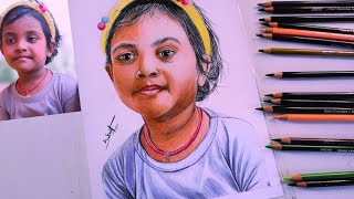 Colour Pencil Drawing Tutorial Realistic Colour Pencil Drawing Realistic Drawing sukanta art [upl. by Sorgalim]