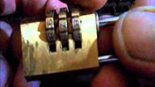 how to crack 3wheel combo lock [upl. by Eiramacissej]