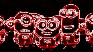 Minions Illumination Logo Sing Vocoded To USA and Russia Anthem [upl. by Akcebar]