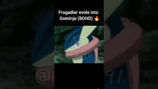 Frogadier evole into Greninja Bond 😎  pokemon official greninja 🔥 [upl. by Asus]