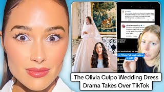 Olivia Culpo Wedding Dress Drama Takes Strange Turn [upl. by Ahearn]