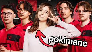 We let POKIMANE join the Valorant Team for 24 Hours [upl. by Rekrap]