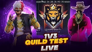 ff guild test live🌸free fire live guild test🌺free fire guild test [upl. by Kylander]