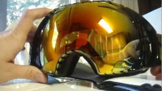 Changing and replacing the Oakley Airbrake goggle lens [upl. by Asiak536]