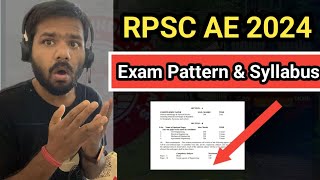 Good News  RPSC AE Exam pattern amp Syllabus out details rpscaen [upl. by Nibroc216]