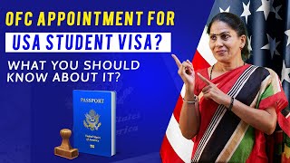 OFC Appointment For US Student Visa  Everything to know about OFC Biometric Appointment [upl. by Gunther]