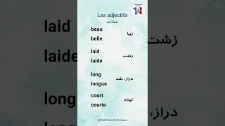 صفات در زبان فرانسوی قسمت 1  Les adjectifs partie 1 [upl. by Louis]