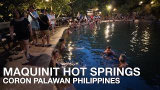 CORON PALAWAN NATURAL SALT WATER HOTSPRING IN 4K [upl. by Moon]