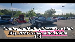 Cumberland Valley Classic Car Club May 2024 Cruise 1 [upl. by Nabila]