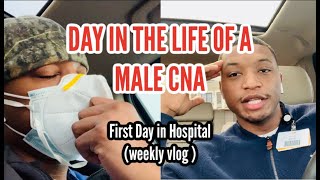 Day in the life of a Male CNA HOSPITAL ORIENTATION  GYM  CLASS REVIEW [upl. by Ameehsat]