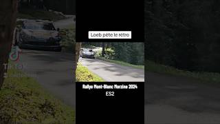 Loeb pète le rétro de lAlpine au Rallye MontBlanc Morzine 2024 shorts loeb rallyemontblanc [upl. by Stirling779]