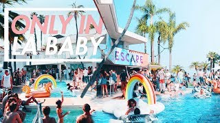 INSANE POOL PARTY IN THE HOLLYWOOD HILLS  LA VLOG 4 [upl. by Enidlareg]