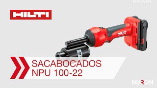 Sacabocados hidráulico NPU 10022  Hilti Portugal [upl. by Alac]