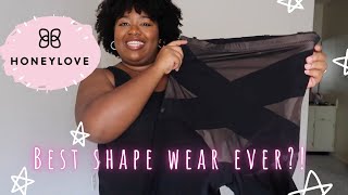 BEST Plus Size Shapewear  Honey Love Tryon  Review [upl. by Atekihc]