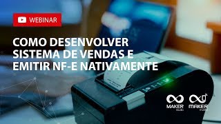 Como desenvolver um sistema de vendas e emitir NFe nativamente com o Maker Studio  1ª Parte [upl. by Neeham241]