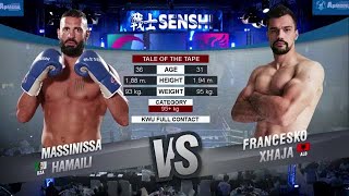 Massinissa Hamaili Algeria vs Françesko Xhaja AlbaniaItalia  Kickboxe [upl. by Ellenet]