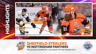 Sheffield Steelers v Nottingham Panthers  9th September 2023 [upl. by Marou]