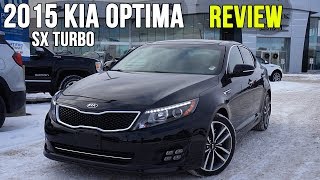 2015 KIA Optima SX Turbo InDepth Review [upl. by Esinet]