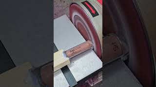 Person is destroying a tube of lip gloss with a sander [upl. by Odetta]