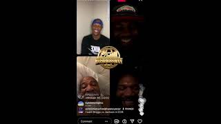 Shannon Briggs amp Rampage Jackson Go At It Again On Instagram Live With David Flats amp Zab Judah [upl. by Raff]