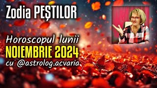 ♓PESTI🍂 Horoscop NOIEMBRIE 2024 Subtitrat RO 🍂 PISCES ♓ NOVEMBER 2024 HOROSCOPE [upl. by Ezaria]