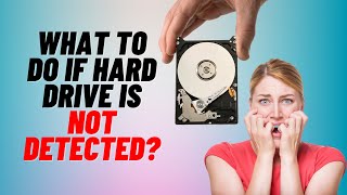 What to Do if Hard Drive is Not Detected [upl. by Ydoj]