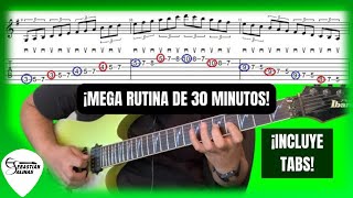 La Mejor Rutina de Técnicas de Guitarra en 30 minutos en 2024 [upl. by Haynes176]