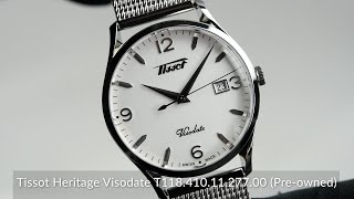 Tissot Heritage Visodate T1184101127700 Preowned [upl. by Gardal]