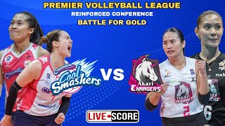 CREAMLINE vs AKARI  BATTLE FOR GOLD PVL REINFORCED CONFERENCE LIVE SCOREBOARD [upl. by Asum872]