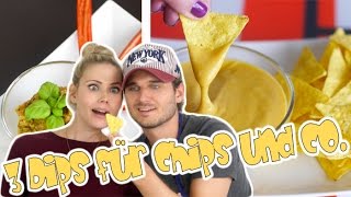 3 DIPS und AUFSTRICHE für CHIPS und CO VEGANE KÄSESAUCE und MEHR  KOCHEN mit COZYHOUSE [upl. by Hajidak481]