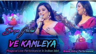 Shreya Ghoshal  Ve Kamleya  Magical 🪄 ✨ Performance In Indian Idol 14 Grand Finale ❤️ [upl. by Elleinwad]